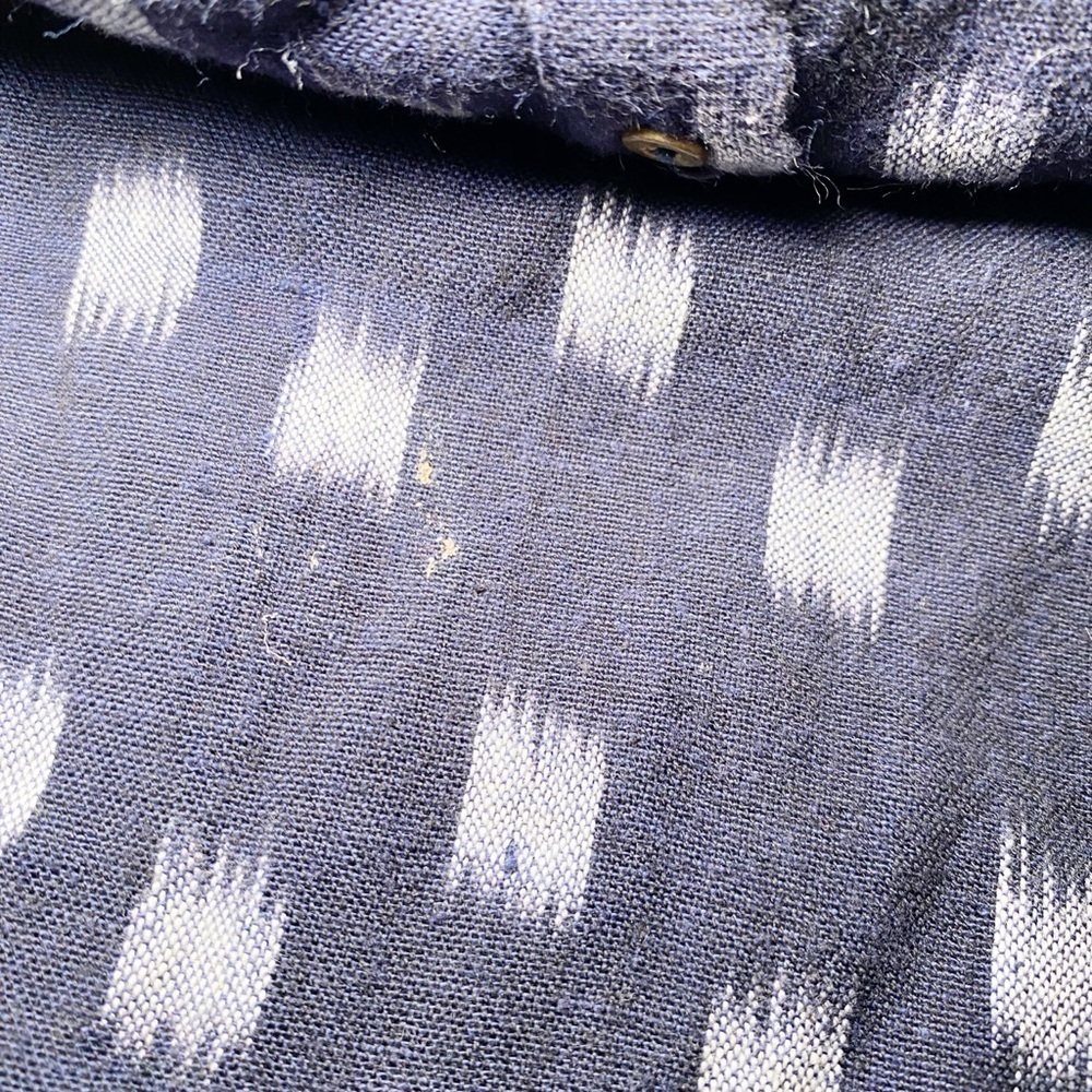 Ulla Johnson Blue White Indigo Ikat Print Corsica Dress - Picture 15 of 16